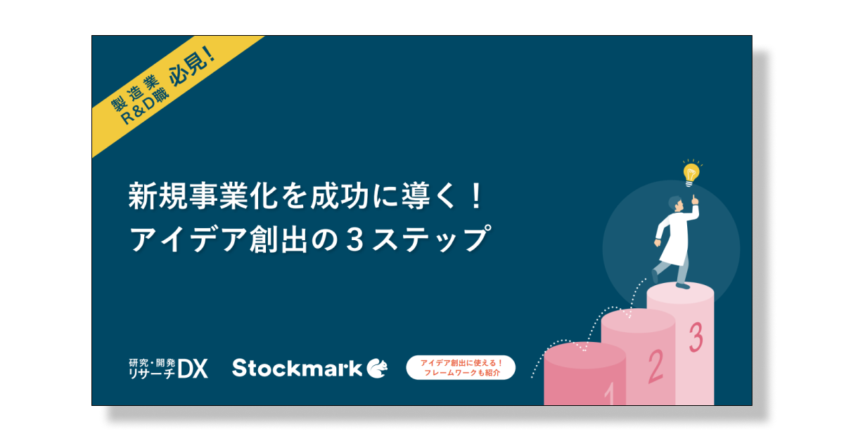 新規事業化を成功に導く！アイデア創出の３ステップ